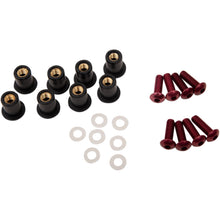 Puig Windscreen Screw Kit Well Nut - Red 0957R_461654