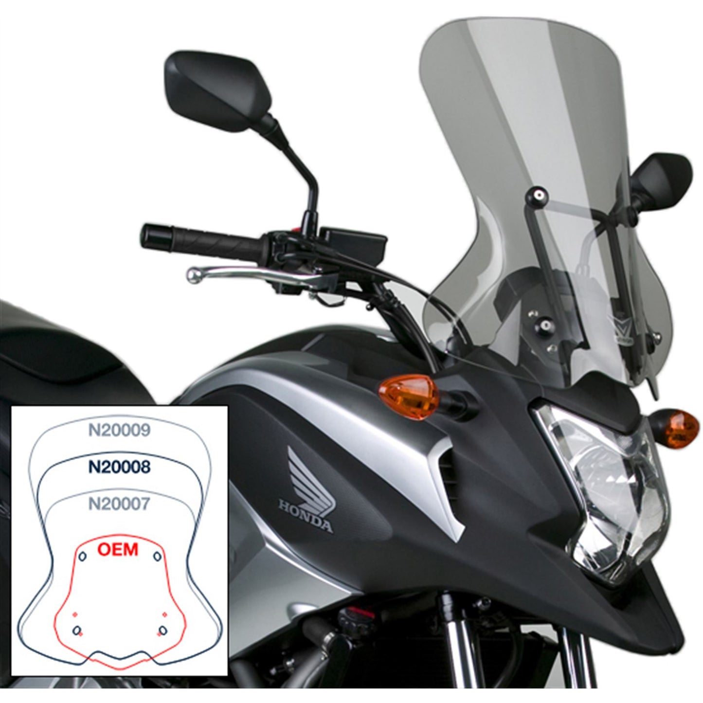 National Cycle VStream Sport/Touring Screen Smoke Replacement N20008_11747