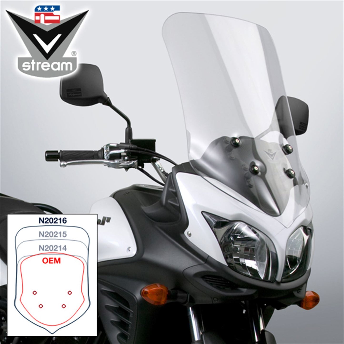 National Cycle VStream Touring Windscreen Clear [MPN: N20216]_11851