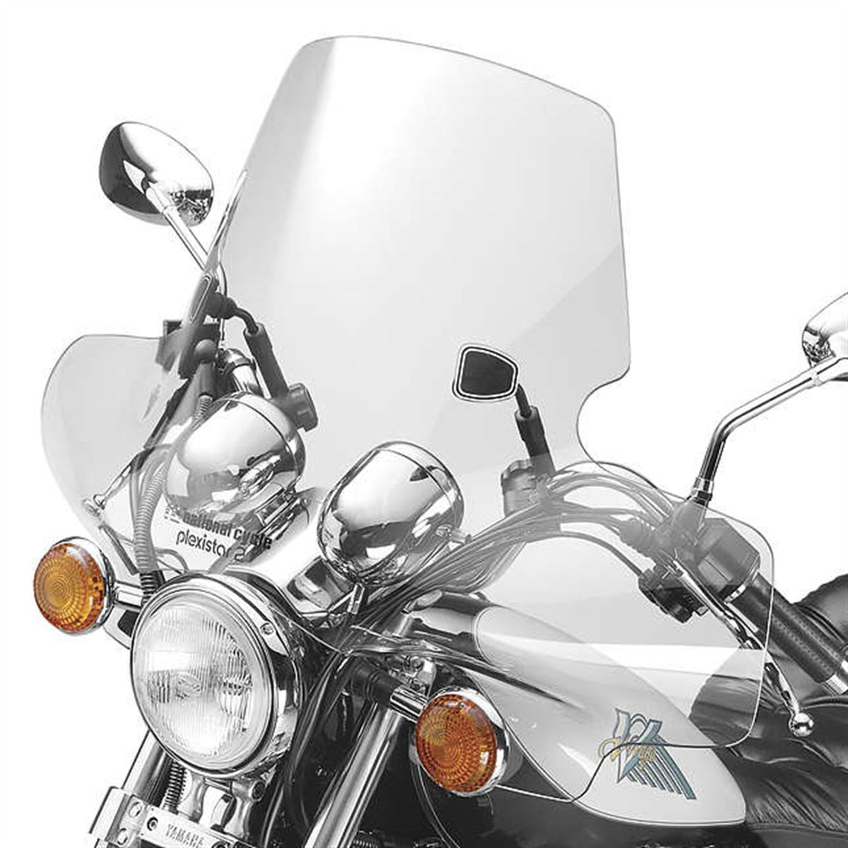 National Cycle Plexistar 2 Windshield Fairing Clear 7/8" [MPN: N8202-01]_11924