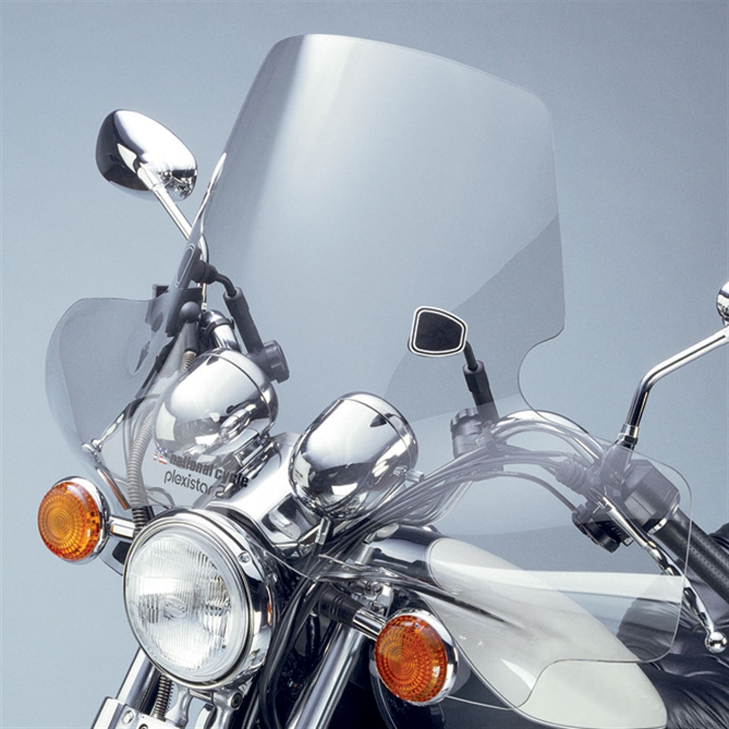 National Cycle Plexistar 2 Windshield Fairing Clear 7/8" N8372-01_11930