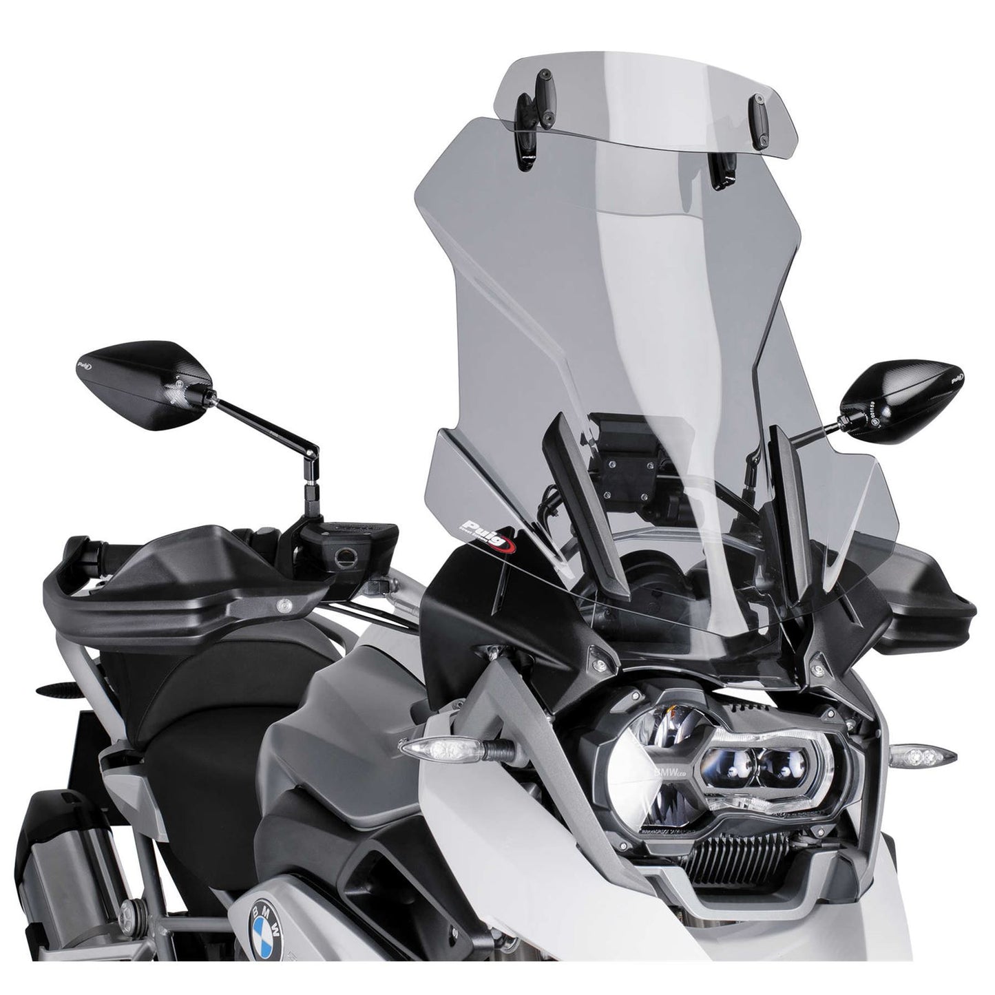 Puig Windscreen Clip-On Visor Smoke 230x90mm 6319H_12052