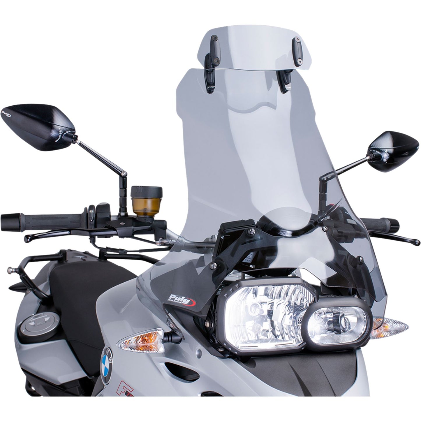 Puig Windscreen Clip-On Visor Smoke 230x90mm 6319H_461621