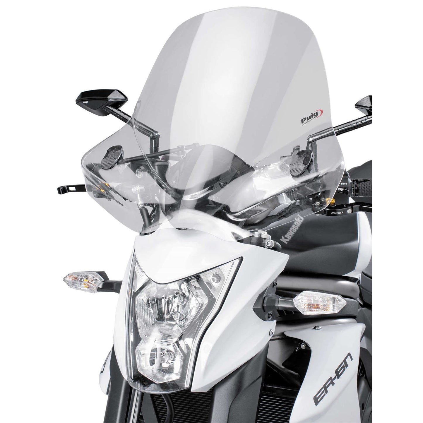 Puig Windscreen Touring II Bar Mount Clear 5267W_12064