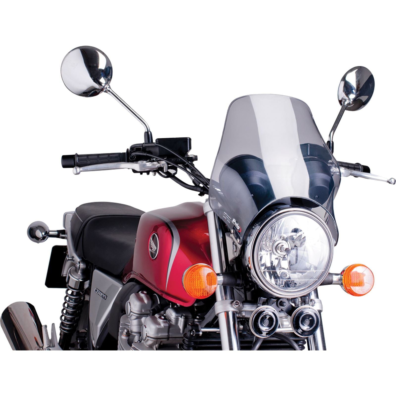 Puig Windscreen Naked HeadLight Mount Smoke 0869H_12070