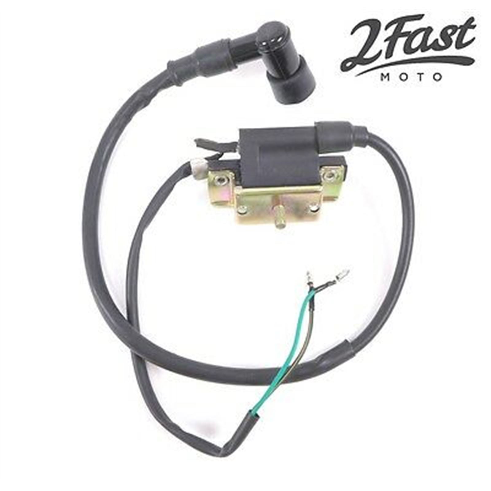 2FastMoto 12 Volt Ignition Coil for CDI for Honda C70 Passport Moped Scooter 30500-gb4-003_1153654