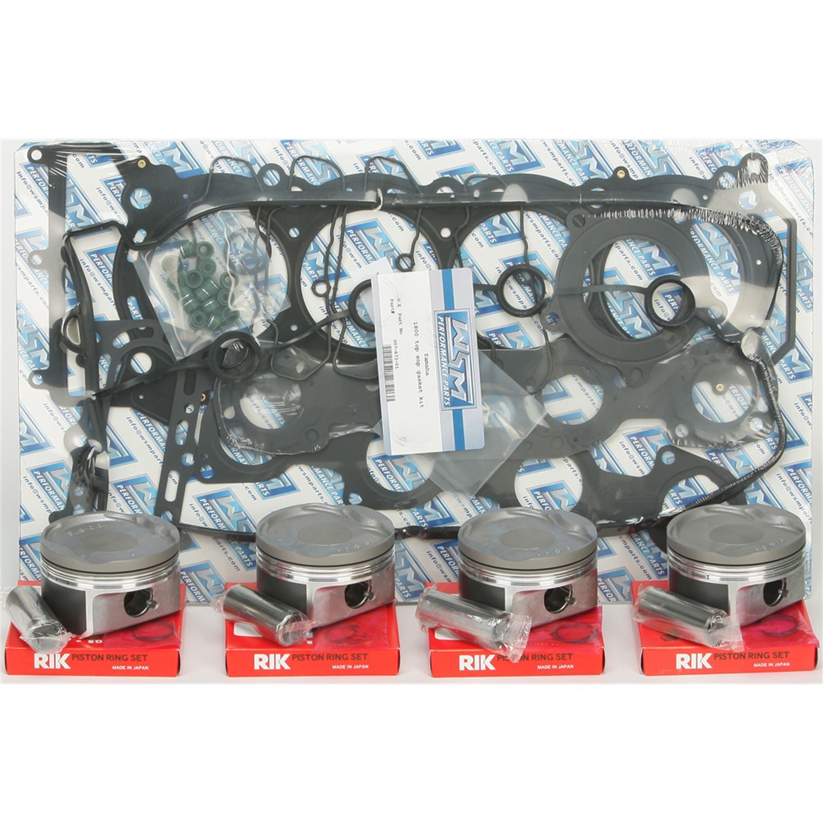 WSM Top End Kit for Yamaha FX1800 Sc .25mm 010-873-11P_14026