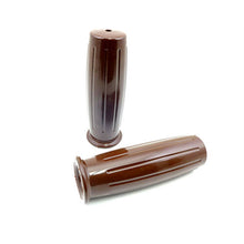 2FastMoto 7/8" Retro Style Barrel Grips Brown For Motorcycles  42-56587_630705