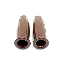 2FastMoto 7/8" Retro Style Barrel Grips Brown For Motorcycles  42-56587_630808