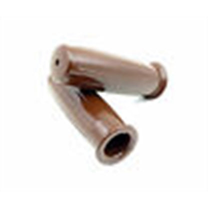 2FastMoto 7/8" Retro Style Barrel Grips Brown For Motorcycles  42-56587_631089