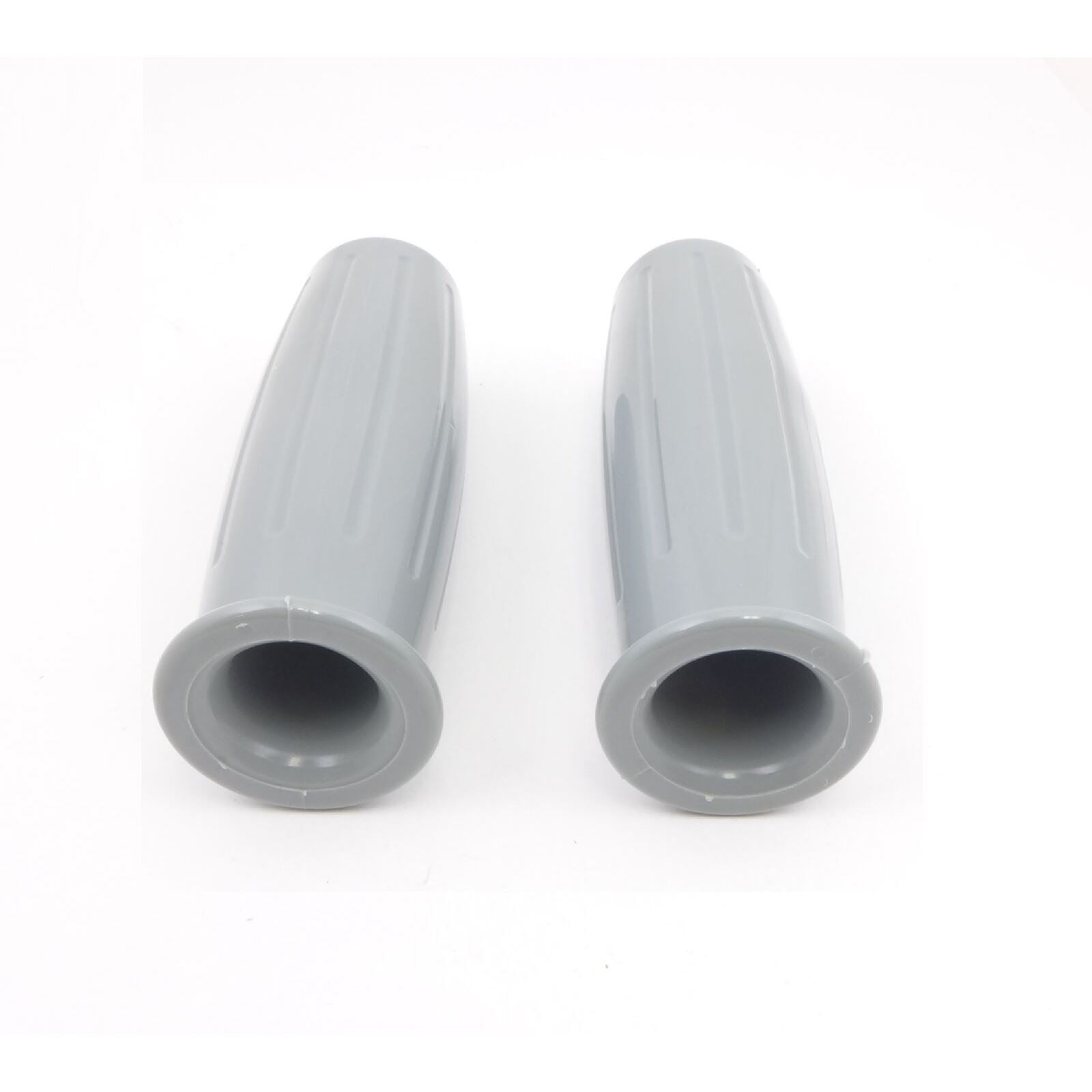 2FastMoto 7/8" Retro Style Barrel Grips - Gray for Motorcycle ATV 42-56582_671066
