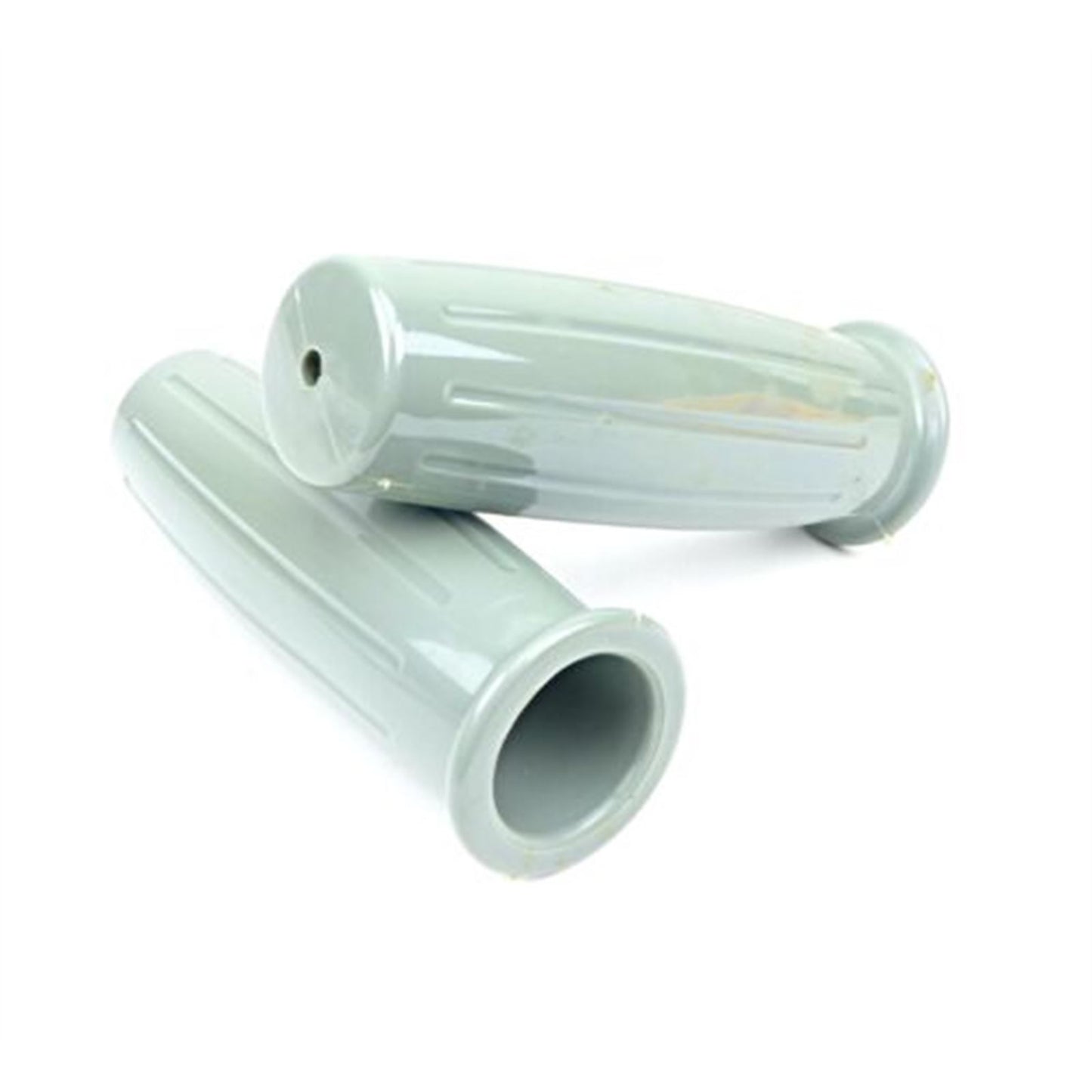 2FastMoto 1" Retro Style Barrel Grips - Gray  42-56592_630403