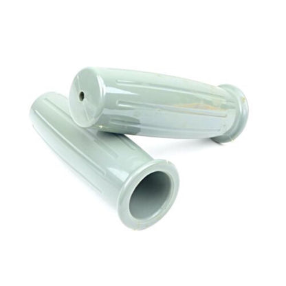 2FastMoto 1" Retro Style Barrel Grips - Gray  42-56592_630403