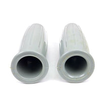 2FastMoto 1" Retro Style Barrel Grips - Gray  42-56592_630402