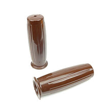 2FastMoto 1" Retro Style Barrel Grips Brown For Motorcycle ATV 42-56597_645969