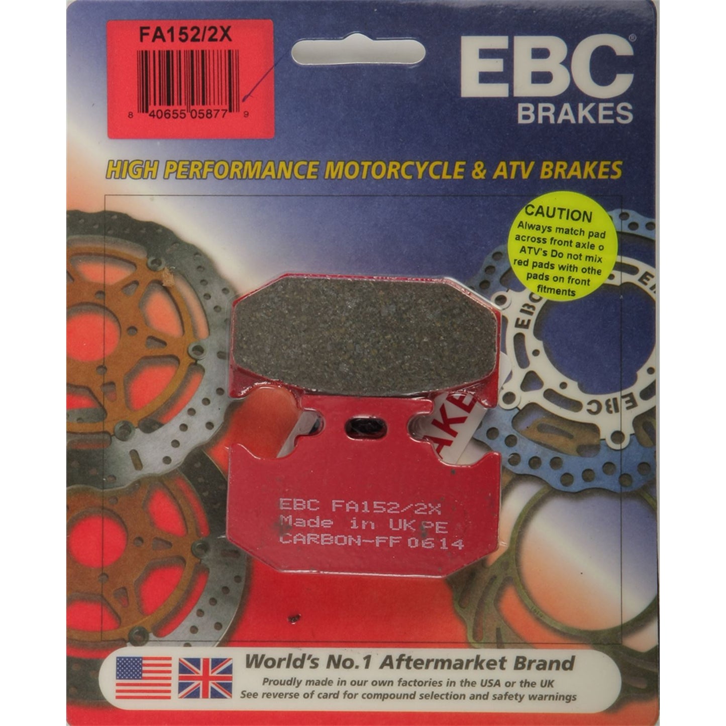 EBC Brakes Brake Pads FA152/2X_14303