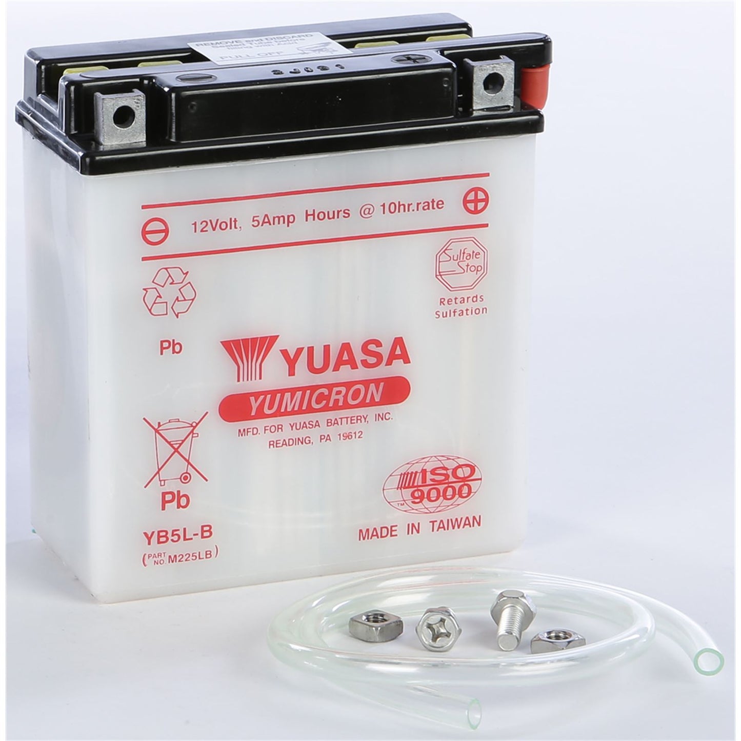 Yuasa Battery YB5L-B Conventional electrolyte Sold Separately YUAM225LB_14548