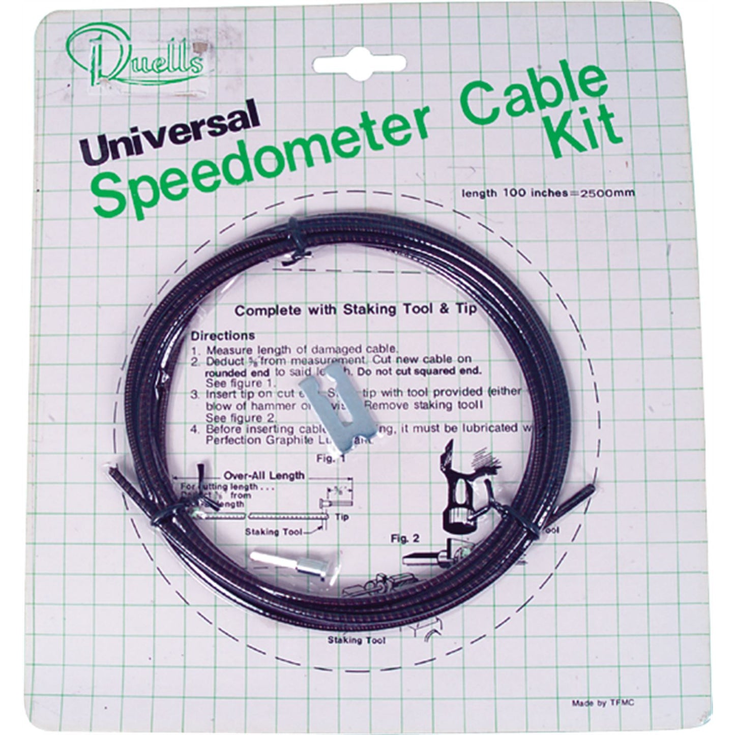 SPI Sports Parts Inc Speedo Cable Kit 92-154_14570