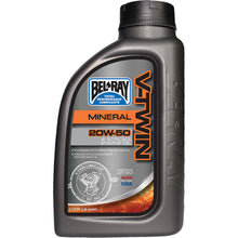 Bel-Ray V-Twin Mineral Engine Oil 20W-50 - 1/Liter [MPN: 96905-BT1]_14613