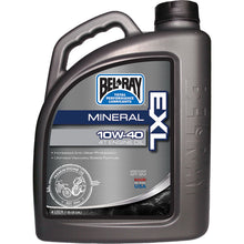 Bel-Ray EXL Mineral 4T Engine Oil 10W-40 - 4/Liter [MPN: 99090-B4LW]_14619