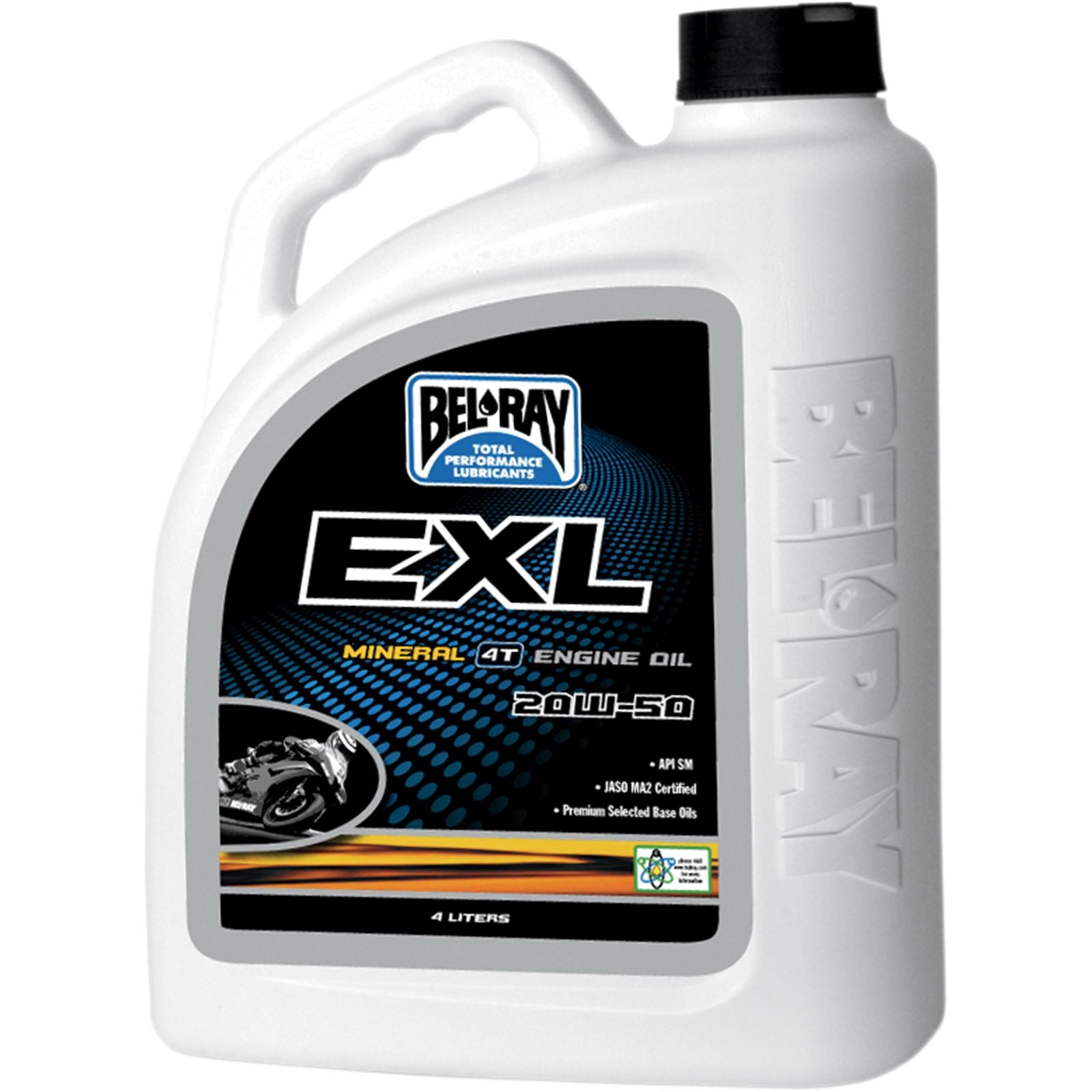 Bel-Ray EXL Mineral 4T Engine Oil 20W-50 - 4/Liter [MPN: 99100-B4LW]_350684