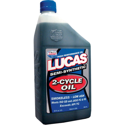 Lucas Semi Synthetic  2-Cycle Oil Quart [MPN: 10110]_14625
