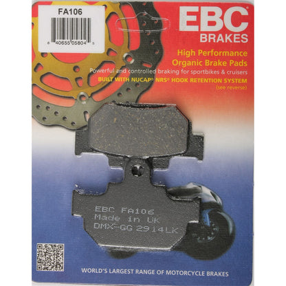 EBC Brakes Brake Pads FA106_15148