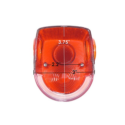2FastMoto Taillight Lens Amber Reflectors for Honda Z50, CT70, SL  33702-086-003_633782
