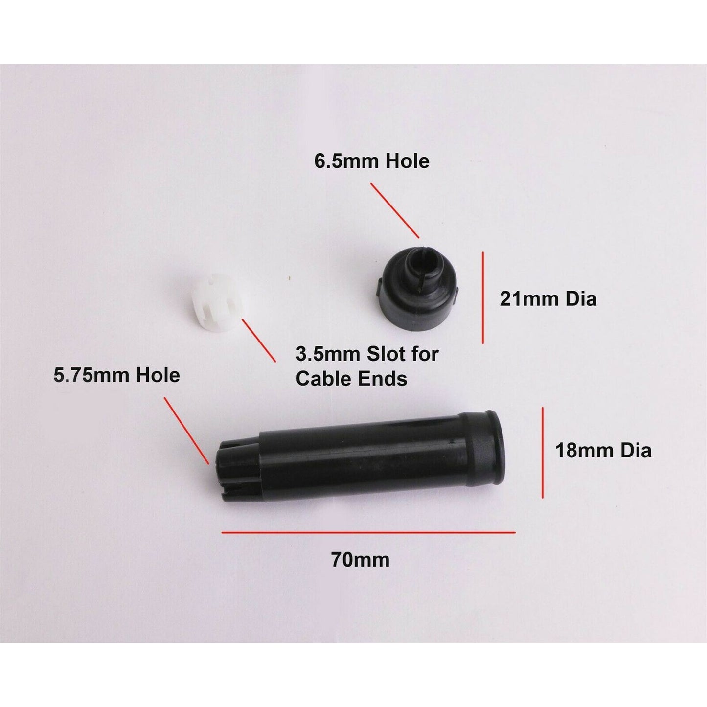 2FastMoto Wire Throttle Cable Splitter Connector Sleeve Joint Café for Yamaha 04-120906_662458