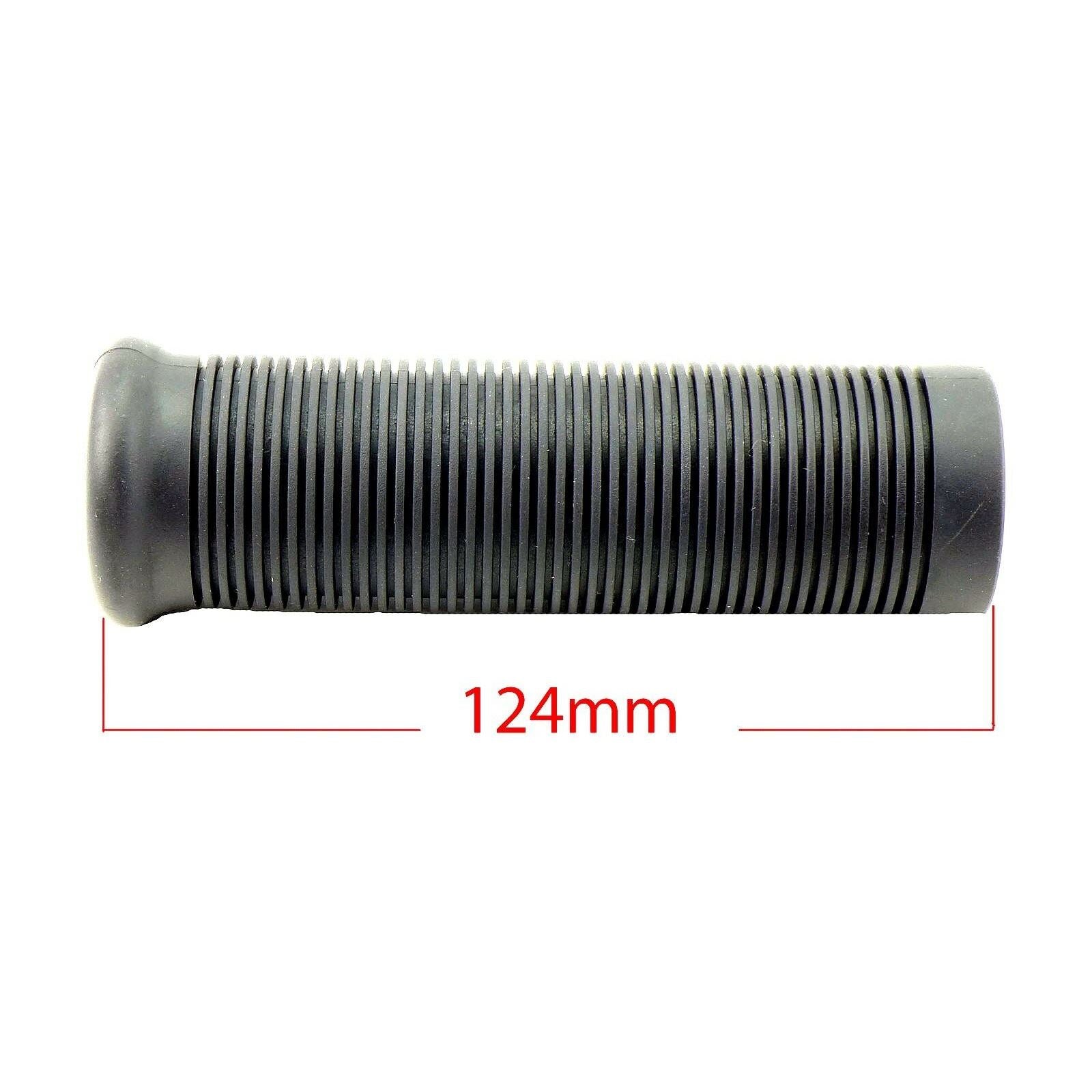 2FastMoto Jackhammer Style 1" Handlebar Black Retro Motorcycle Grips 01-23156b_636886