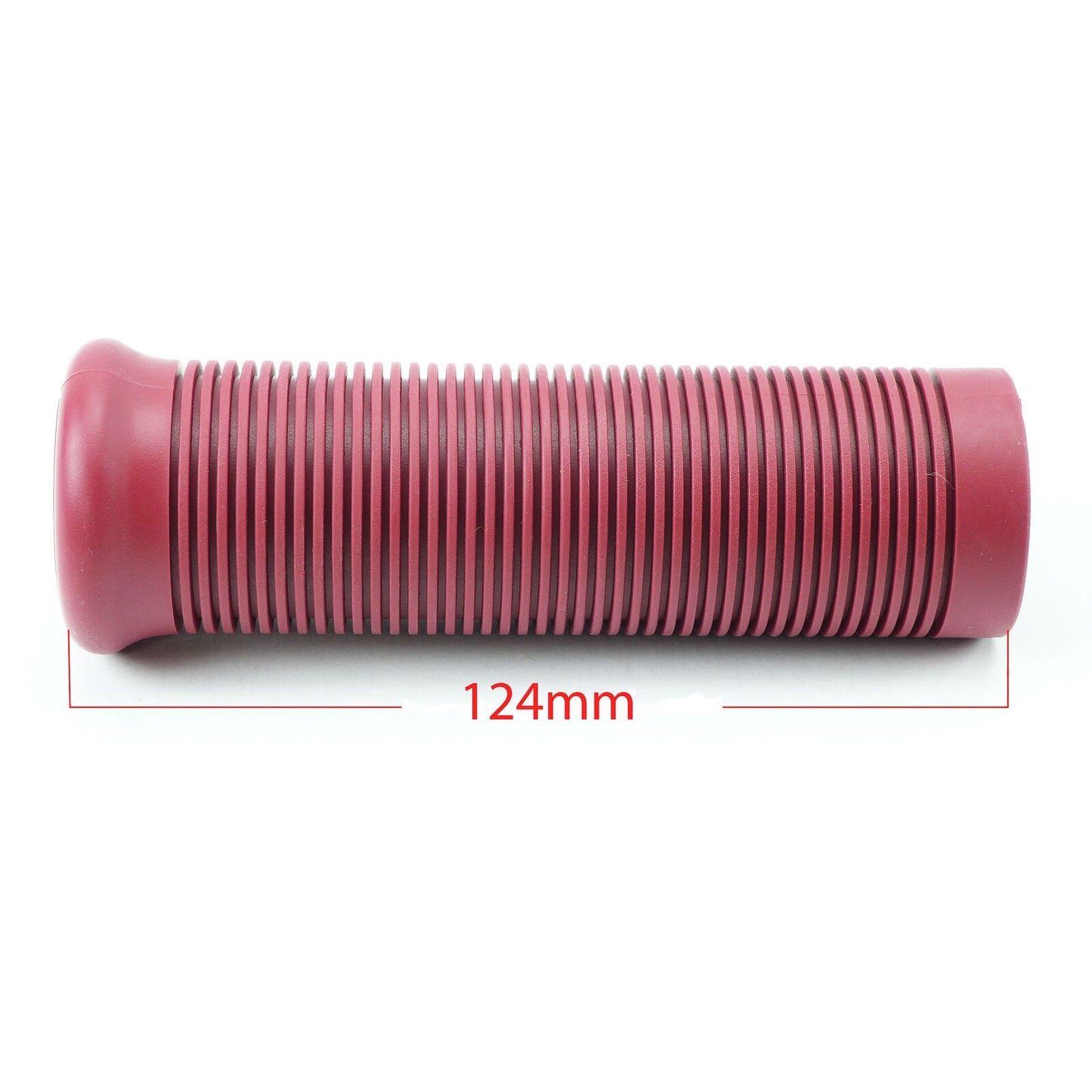2FastMoto Jackhammer Style 1" Rubber Red Motorcycle Grips 01-23156dr_662474