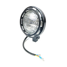 2FastMoto  Custom Slotted Trim Ring Headlight - Satin Black 12V H4  2fm-41-14035b_629124