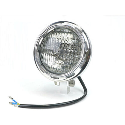 2FastMoto Custom Slotted Trim Ring Headlight - Polished Alloy 12 Volt H4  2fm-41-14035p_646012