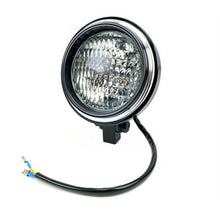 2FastMoto Custom Headlight Black with Contrast Ring 12 Volt H4 For Motorcycles 41-14040b_633789