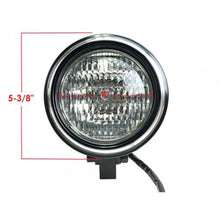 2FastMoto Custom Headlight Black with Contrast Ring 12 Volt H4 For Motorcycles 41-14040b_633790