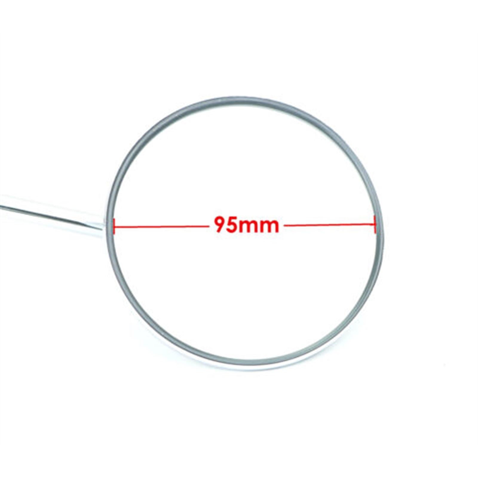 2FastMoto Chrome Right Mirror For Kawasaki KE, KM, KH, KZ, H1, S1, F6, F11  56002-020_661633
