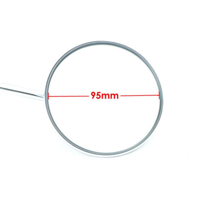 2FastMoto Chrome Right Mirror For Kawasaki KE, KM, KH, KZ, H1, S1, F6, F11  56002-020_661633