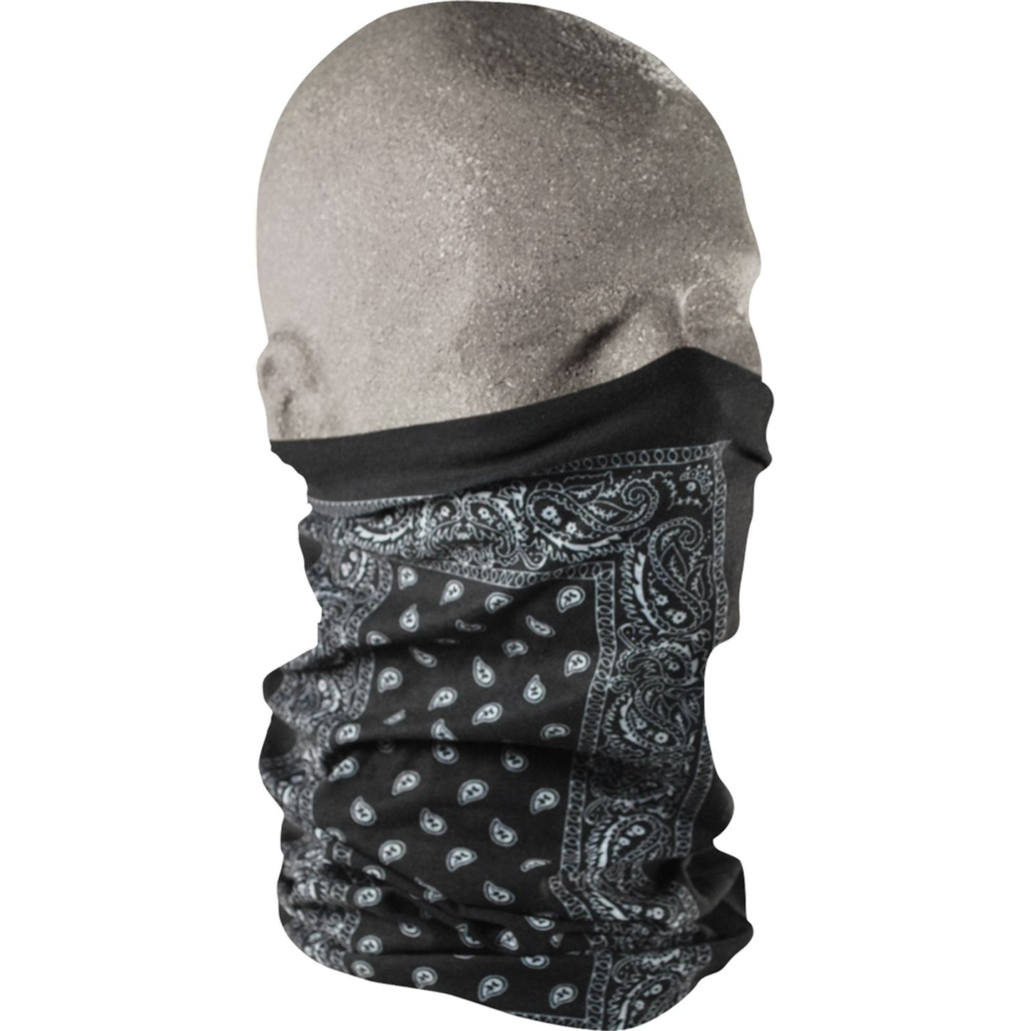Zan Motley Tube - Black Paisley T101_16807