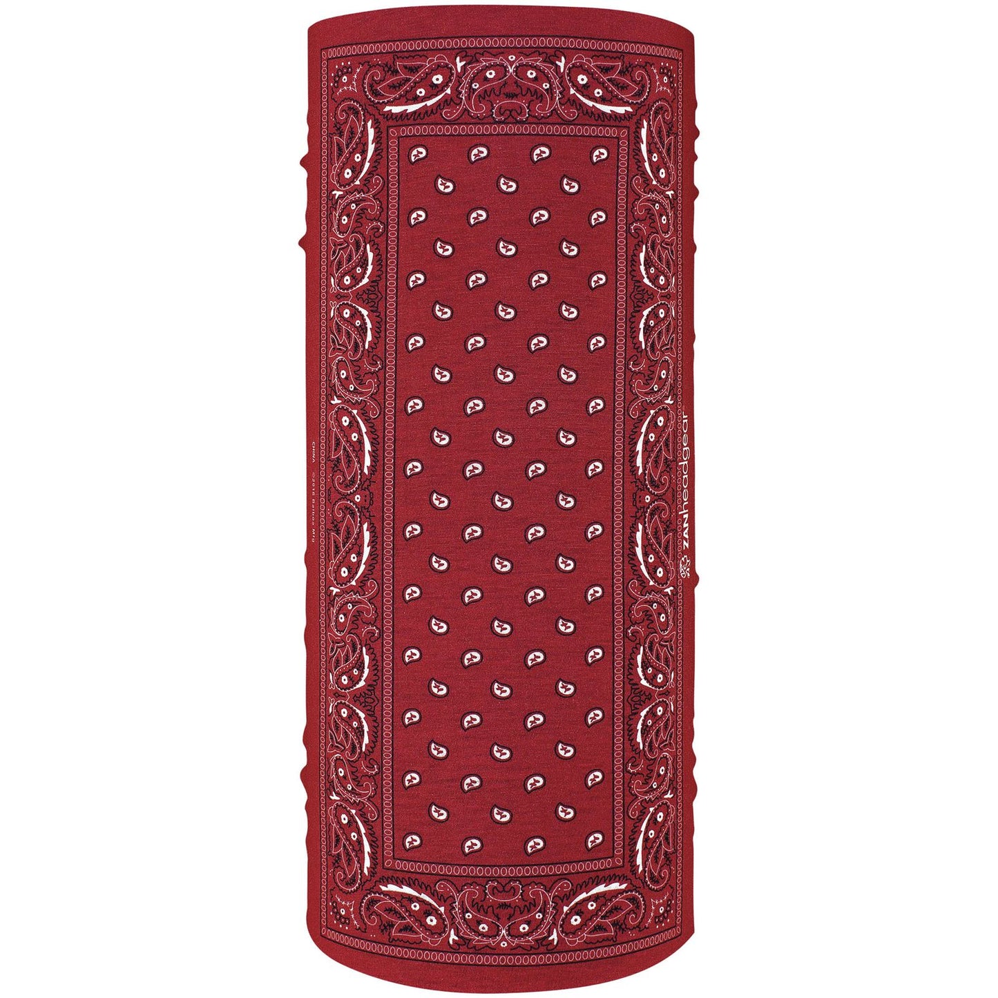 Zan Motley Tube - Red Paisley T106_16815