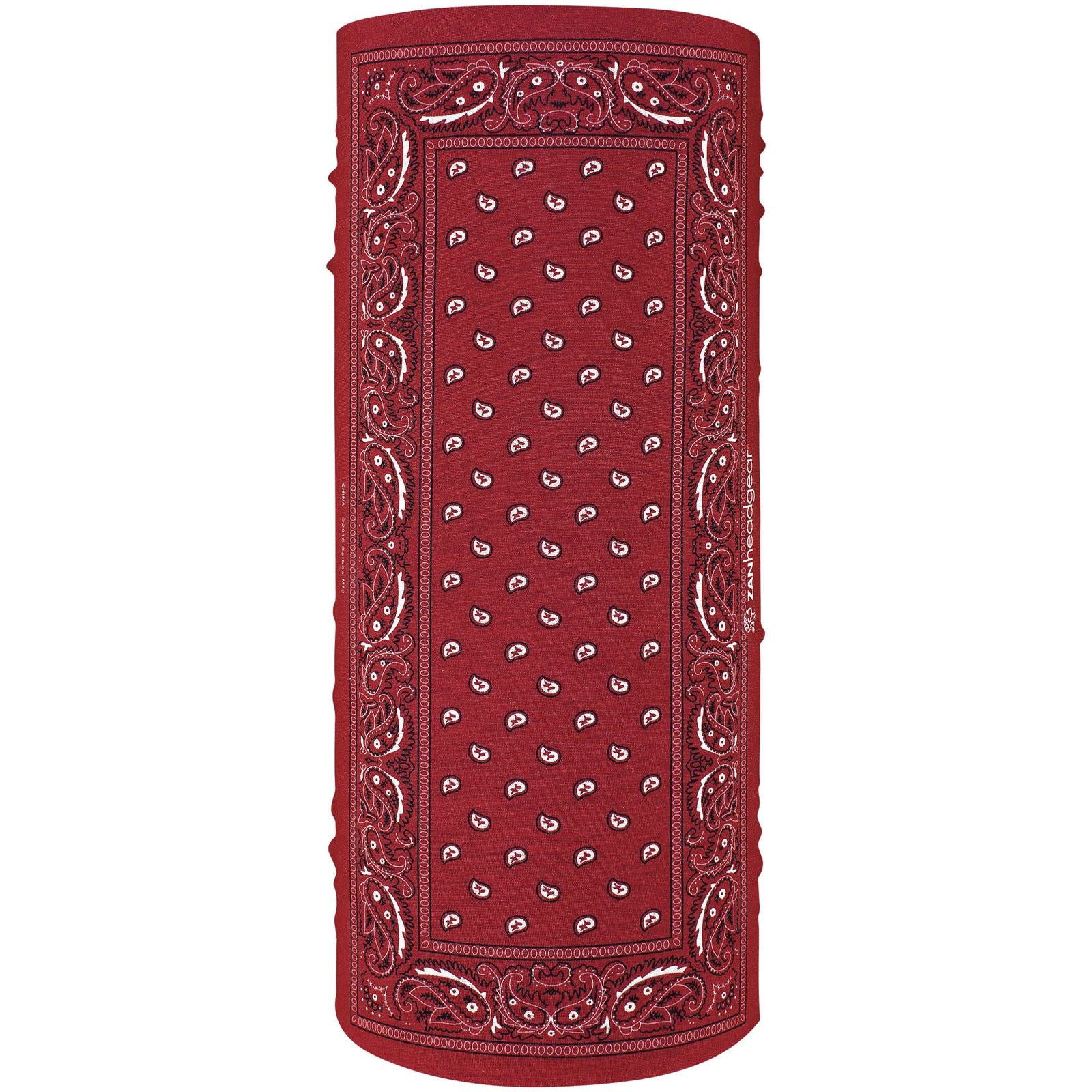 Zan Motley Tube - Red Paisley T106_16815
