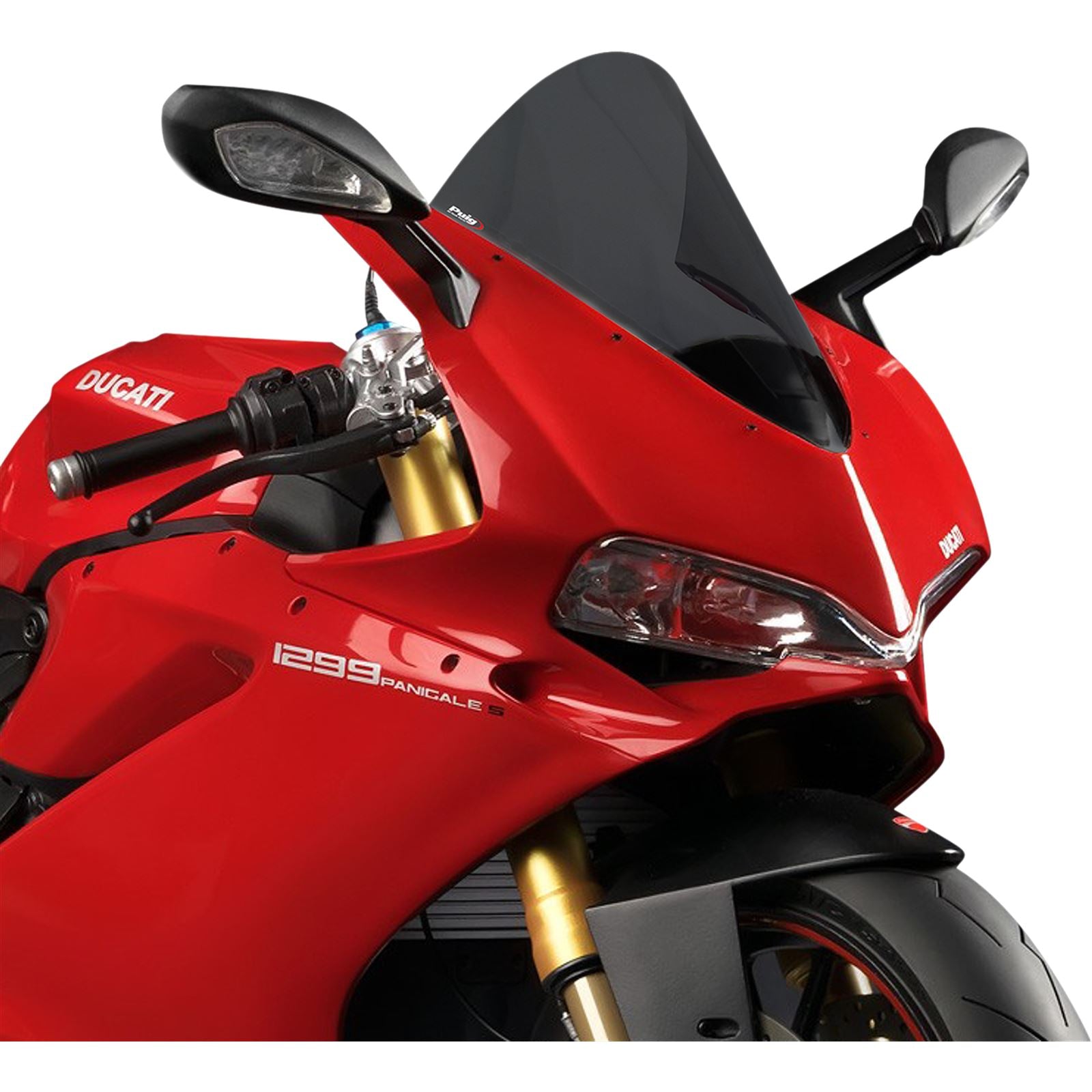 Puig Race Windscreen - Dark Smoke for Ducati 7621F_461032