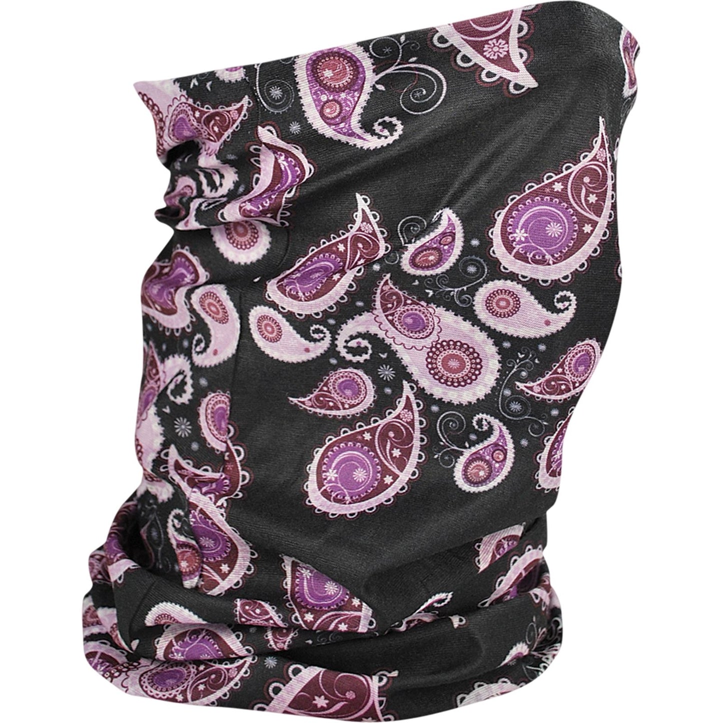 Zan Motley Tube - Fleece Lined Purple Paisley TF228_16924