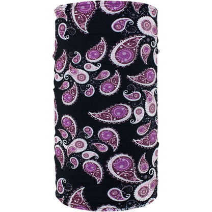 Zan Motley Tube - Fleece Lined Purple Paisley TF228_501813