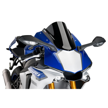 Puig Racing Windscreen - Black for Yamaha 7648N_16928