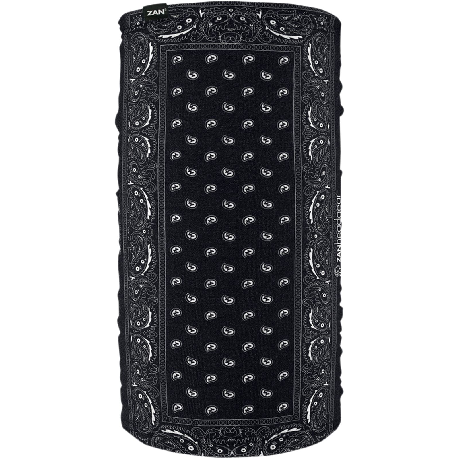 Zan Motley Tube - Fleece Lined Black Paisley TF101_501810