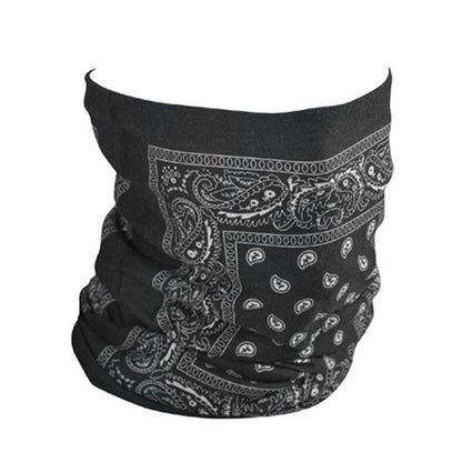 Zan Motley Tube - Fleece Lined Black Paisley TF101_553502