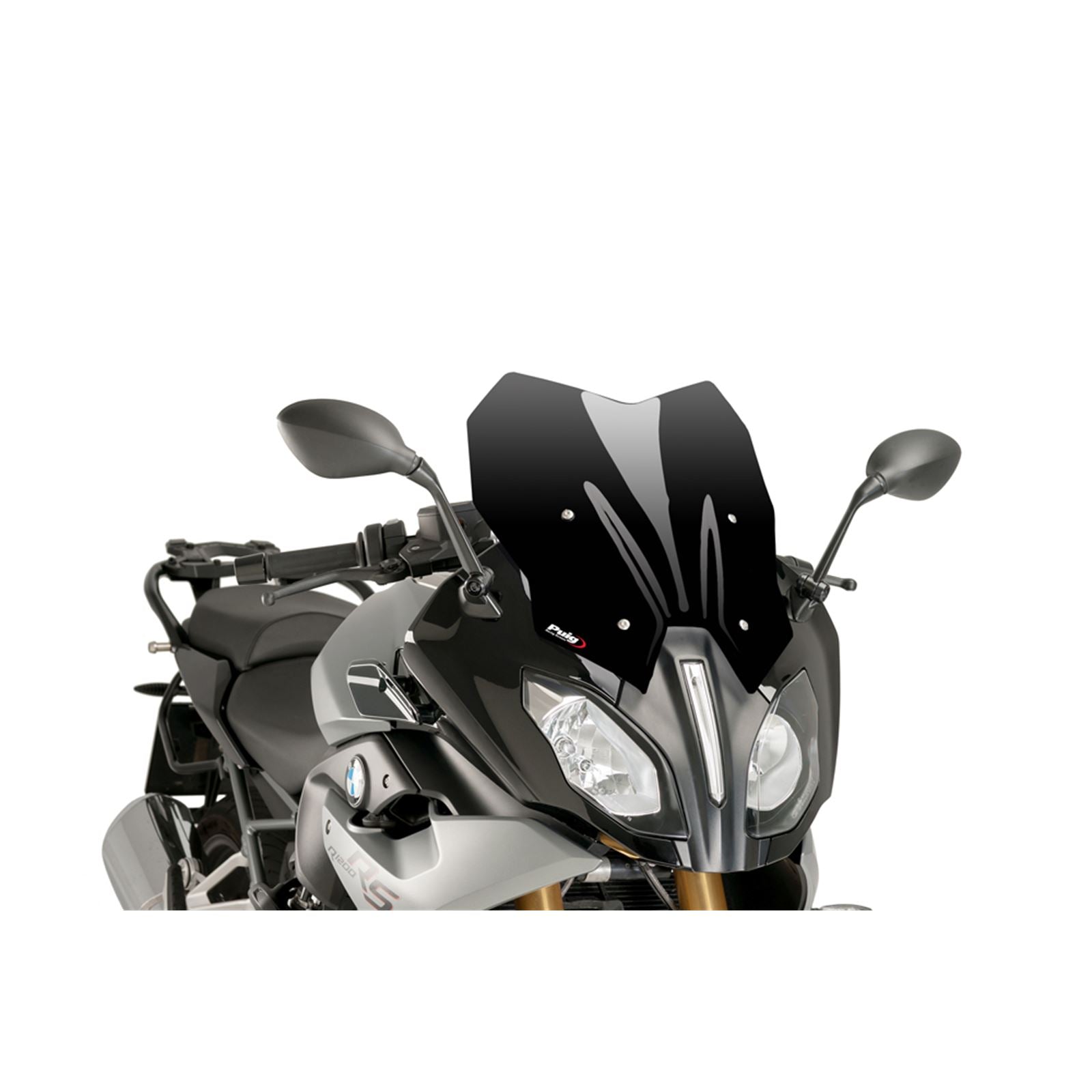Puig Touring Windscreen - Black - BMW [MPN: 7616N]_17168