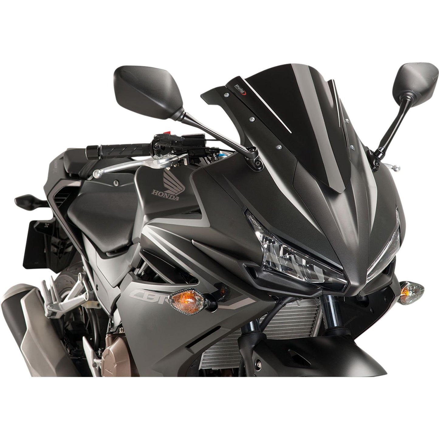 Puig Racing Windscreen - Black for Honda 8903N_461047