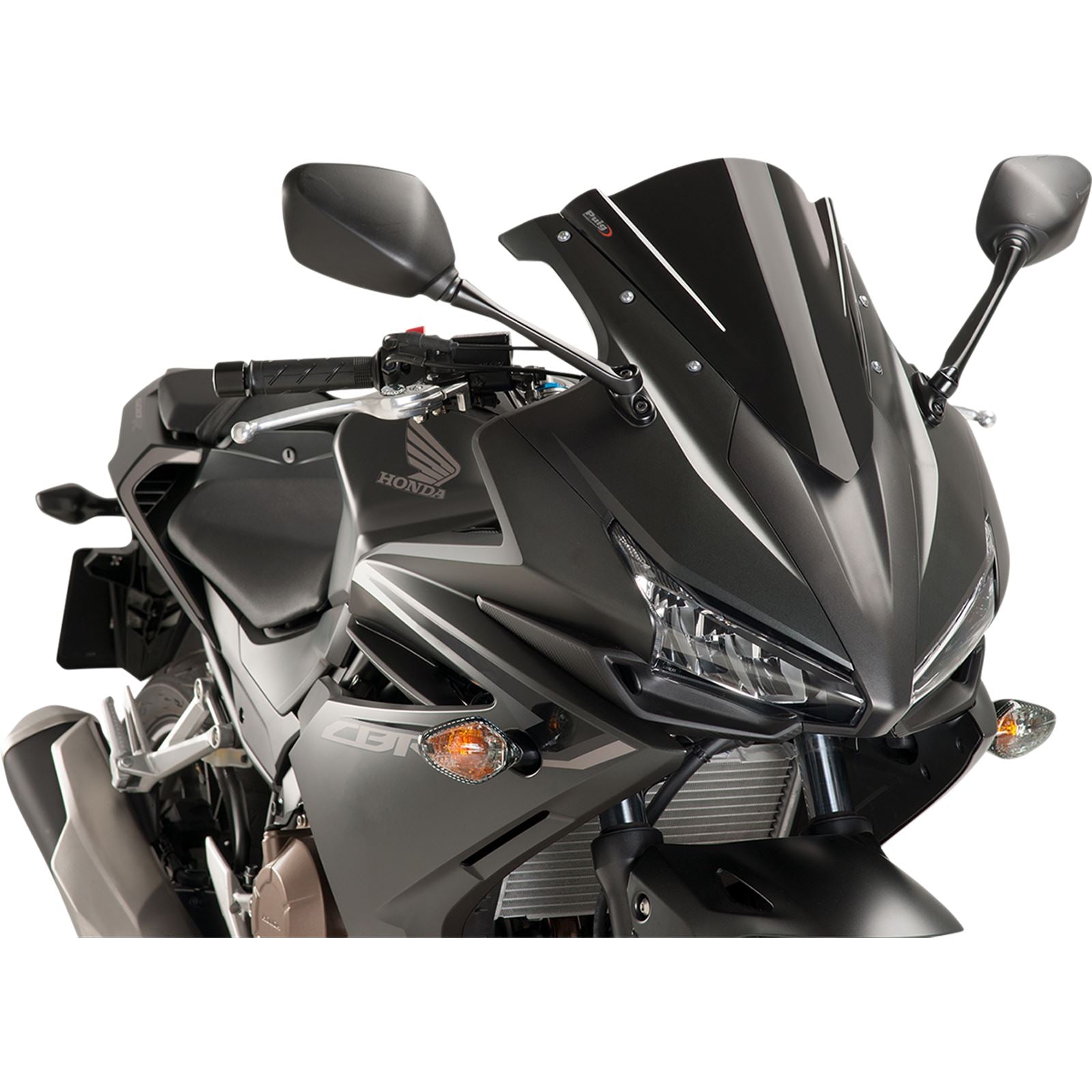 Puig Racing Windscreen - Black for Honda 8903N_461047