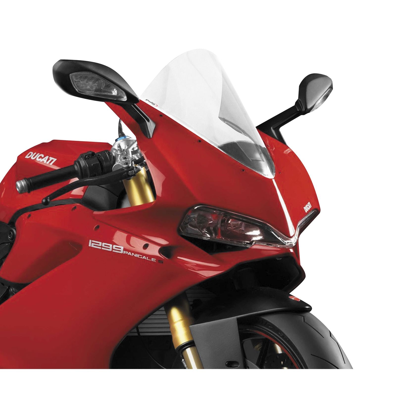 Puig Race Windscreen - Clear for Ducati 7621W_17688